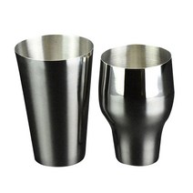 엘엘리빙 스테인레스 도금 고급 칵테일 쉐이커 650ml, 실버, 1개