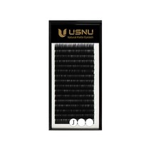 어스엔유 아이래쉬 무광 연장 속눈썹 J컬 일반형 T0.15mm x 9mm, 1개