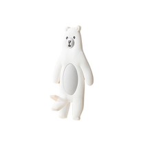 무다스 애니멀 캐릭터 키친 현관 후크 실리콘 점착 마스크 걸이, 곰, 1개