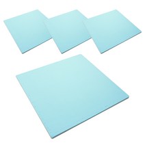 베베앙 팡키즈 퍼즐매트 100 x 100 x 3 cm, 파스텔 블루, 4개