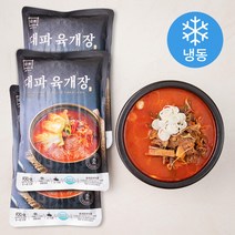[유기농냉동대파] 담뿍 대파 육개장 (냉동), 600g, 3개