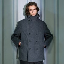 지플리시 남성용 오버사이즈 피코트