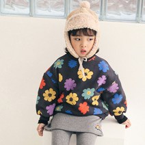 메르시보꾸 아동용 플라워 맨투맨 D1888