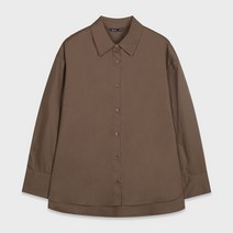 미쏘 여성용 베이직 루즈핏 셔츠