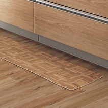 니토리 PVC주방매트, 우디 브라운