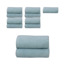 수파파 대나무 호텔식 뱀부 타올 180g, 민트, 11개