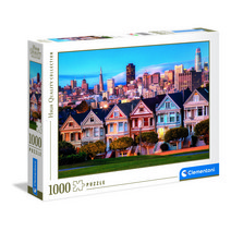 클레멘토니 샌프란시스코 페인티드 레이디스 직소퍼즐 C39605, 혼합색상, 1000피스
