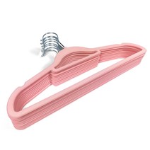 세이프탑 미끄럼방지 옷걸이 42cm, 03 분홍, 10개입
