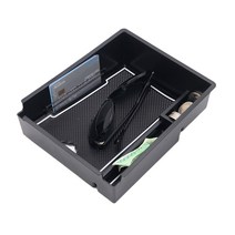 핏콘 투싼 NX4 컬러 콘솔트레이 박스 차량용 수납함, 1. Black(블랙)