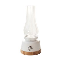 레드코코 레트로 캠핑 감성 빈티지 LED 카누토스 랜턴 + 배터리 5200mAh 2p, 밀크화이트, 1개