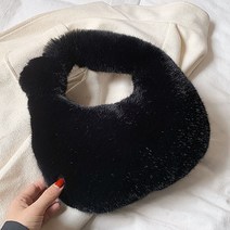 루비코코 퍼 호보 겨울 미니토트백