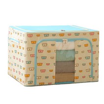 올하이 옥스포드 리빙박스 66L, 04 블루 베어, 1개