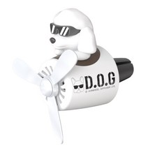 도그독 에어휠 차량용 방향제 푸들 화이트 C사 파우더리 Type, 1개