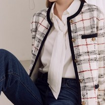 케이엘 타이넥 모던 심플 블라우스