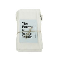 오랜 정련 안함 강화 소창 행주 3겹, 5개