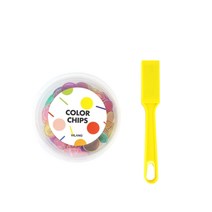 빌랑 유아용 투명 컬러칩 100p + 막대자석 세트, 혼합색상(컬러칩), 랜덤발송(막대자석)