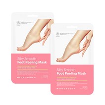 매드포코스 각질제거 보습영양 실키 스무스 풋 필링 마스크팩 40ml, 1개입, 2개