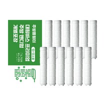 필터클래스 대림바스 주방 핸디형 염소완화 개별포장 호환필터, 12개