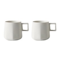 시라쿠스 네이처 머그 300ml, 화이트, 2개