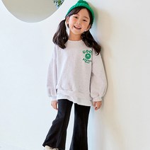 아동용 3컬러 굿스마일 레이어드 맨투맨