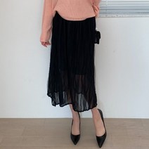 레이스 밴딩 롱스커트 SK4368C21