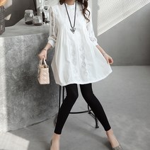 펀칭 레이스 임산부 숏 원피스 day329