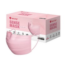 애니가드 프리비 센스 마스크 중형, 30개입, 1개, 캔디핑크