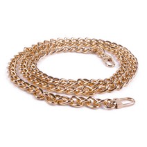 마마니트 가벼운 체인 끈 120cm + 오픈링 세트, 골드, 1세트