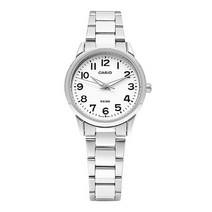 카시오 여성용 아날로그 수능 쿼츠 가죽시계 LTP-1303D-7BVDF
