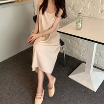 페이퍼먼츠 끈나시 셔링 뷔스티에 여름 원피스 01572