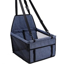 반려동물 자동차 시트 탈착가능 보관 가방, 네이비, 1개