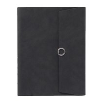 트리 실버링 마그네틱 다이어리형 노트 B5, 블랙
