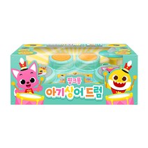 마이리틀타이거 핑크퐁 아기상어 드럼 완구, 혼합색상