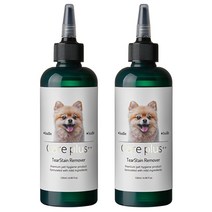 부들부들 반려동물 케어플러스 자연유래 눈물자국지우개, 2개, 120ml