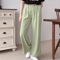 린다샵 여성용 바이뎀 핀턱 와이드 슬랙스 PT9630C23