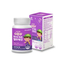 코오롱제약 뉴트라팜 뼈건강엔 하이키즈 멀티액션 어린이 칼슘 81g, 60정, 1개