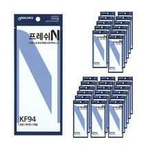 나록스 프레쉬엔 황사 방역 마스크 중형 KF94, 1개입, 화이트, 50개