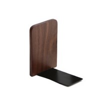 웅컴퍼니 데스크 우드 북 지지대 북엔드 스퀘어, 브라운