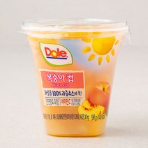 돌 후룻컵 복숭아컵, 1개, 198g