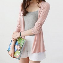 스타 니트 스웨터 임부 긴팔 가디건