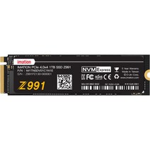 이메이션 M.2 NVMe SSD, Z991, 1TB