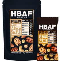 HBAF 하루견과 먼투썬 블랙, 25g, 10개