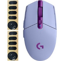로지텍 G304 LIGHTSPEED 게이밍 무선 마우스 M-R0071 + 마우스 피트 2p, M-R0071(마우스), 라일락(마우스)