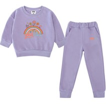 키즈크루 아동용 무지개동산 상하의 세트