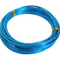 수공예 컬러 철사 2mm, 37 블루, 1개