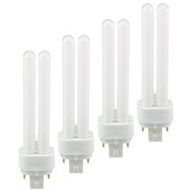 오스람 삼파장 콤팩트 형광램프 4핀 DULUX D/E 13W/840 4p, 백색