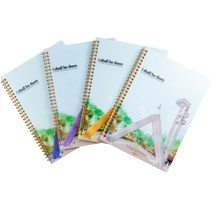 OXFORD PP 공부노트1 B5 80매 4종 세트, 혼합색상, 1세트
