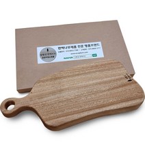 편백아트 프리미엄 캄포 통원목 라운드 홀 도마A 선물용, 혼합색상