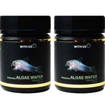 위더스 프리미엄 알게와퍼 바닥물고기 사료 60ml, 35g, 2개
