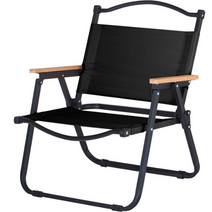 헤이조이 감성 폴딩체어 캠핑의자, 블랙, 1개